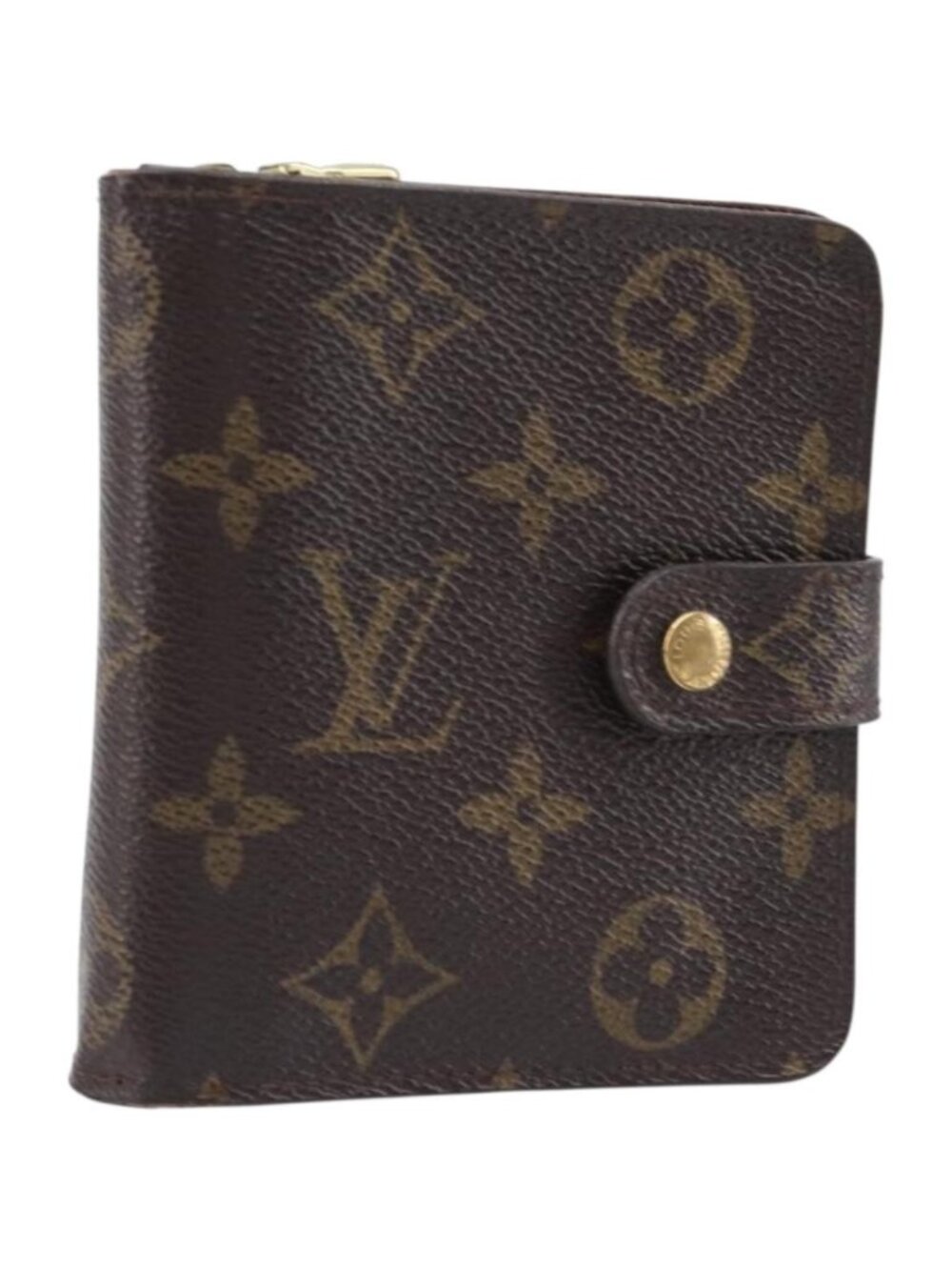 LOUIS VUITTON Monogram Compact zip Wallet M61667